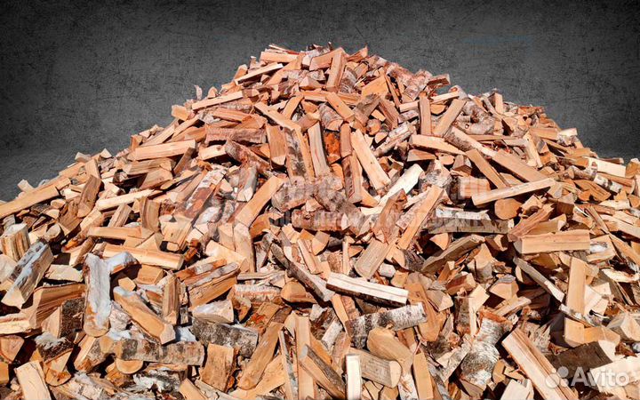 Дрова колотые березовые 3,5 куба (Газон)