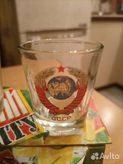 Стопки с символикой СССР. Новые