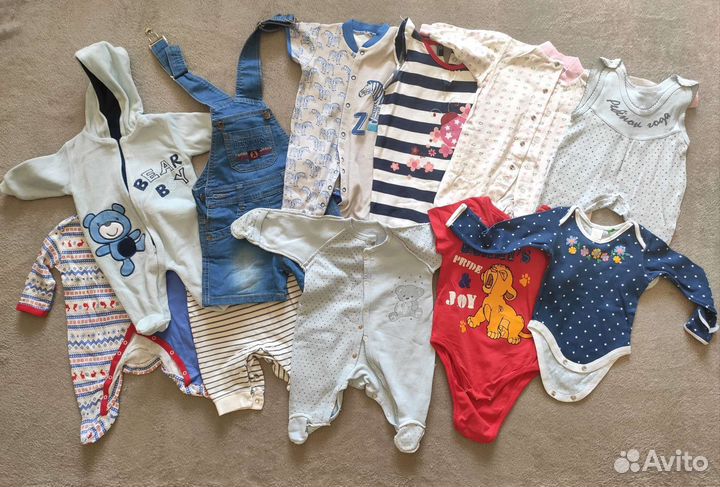 Детские вещи пакетом от 0 до 3 мес