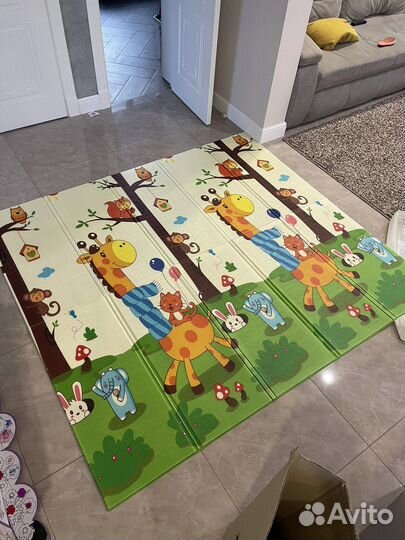 Складной детский коврик новый