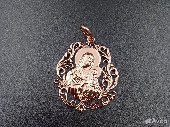 Кулон ювелирный сплав,позолота