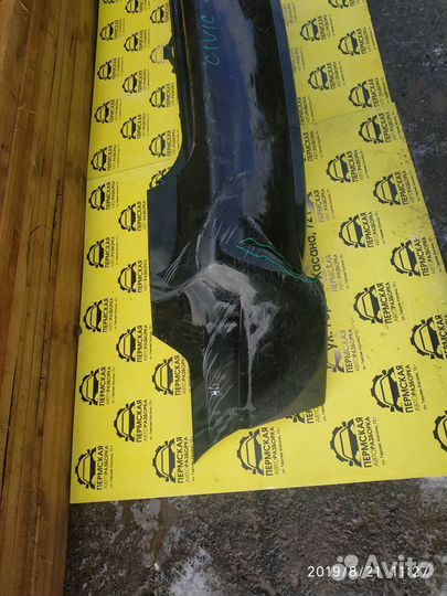 Бампер задний для Honda Civic 4D 2006-2012