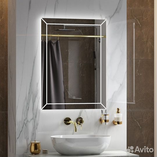 Зеркало с подсветкой для ванной