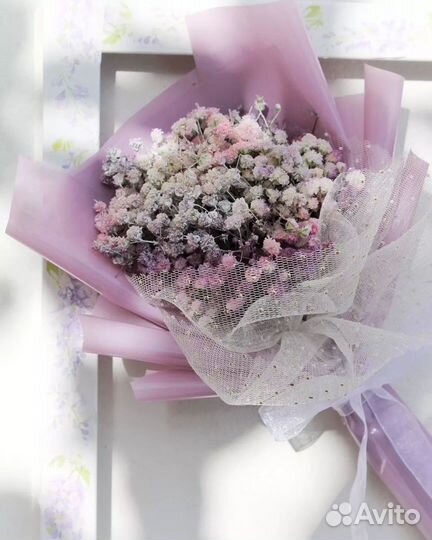 Букеты Гипсофилы Разные Цвета Свежие Пышные