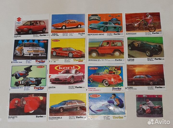 Вкладыши (мультики) от жевательных резинок