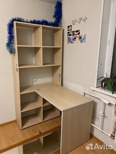 Письменный стол с полками бу