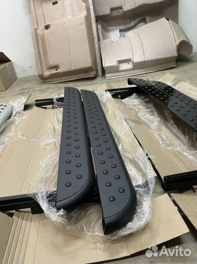 Пороги 2121 нива урбан Эксклюзив металл+резина