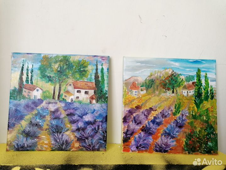 Картина маслом на холсте пейзаж