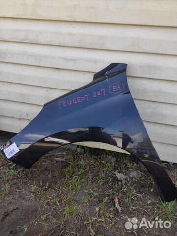 Крыло переднее левое пежо 207