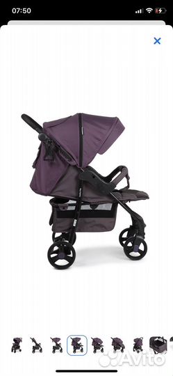 Прогулочная коляска новая