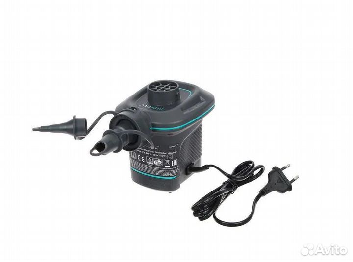 Насос электрический, 3 насадки, 220-240V