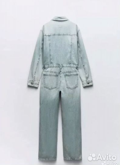 Джинсовый комбенизон Зара S