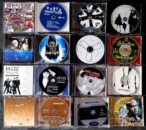 CD Диски (Зарубежная Рок музыка) 12шт