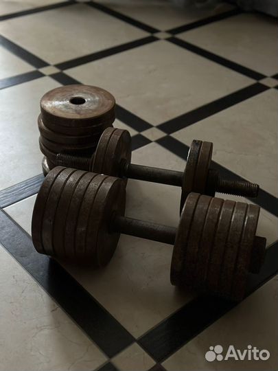 Гантели разборные