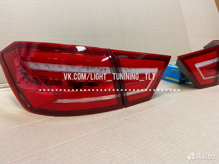 Led задние фонари Веста