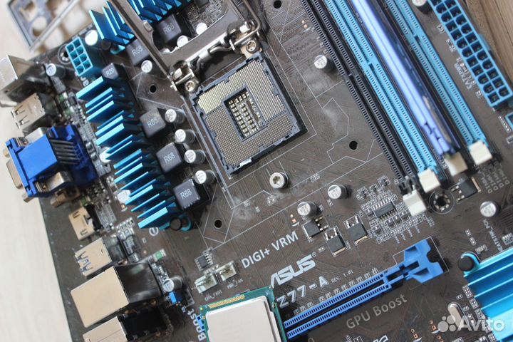 H55 z77от asus ATX lga1156 lga1155 можно с цп