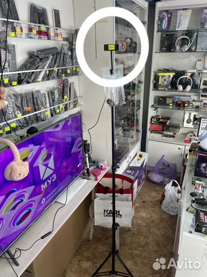 Кольцевая лампа 36 см