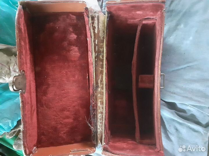 Кофр СССР от бинокля или камеры бархат