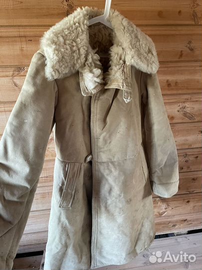 Дублёнка, армейский тулуп овечий