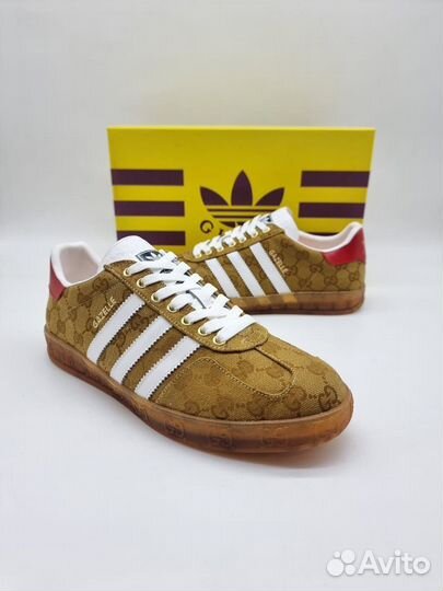 Кеды мужские Gazelle Adidas x Gucci