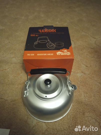 Чайник алюминиевый для горелки, плитки