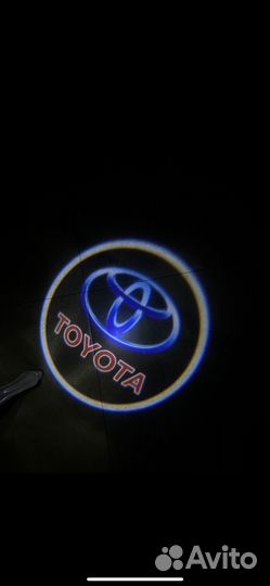 Подсветка дверей с логотипом Lada,Ford,Camry