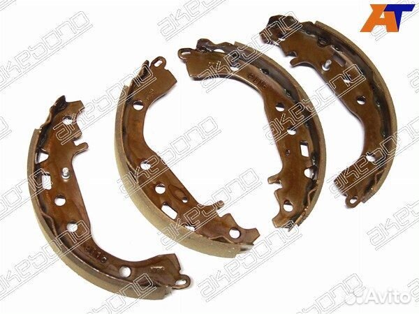 Колодки тормозные задние toyota platz