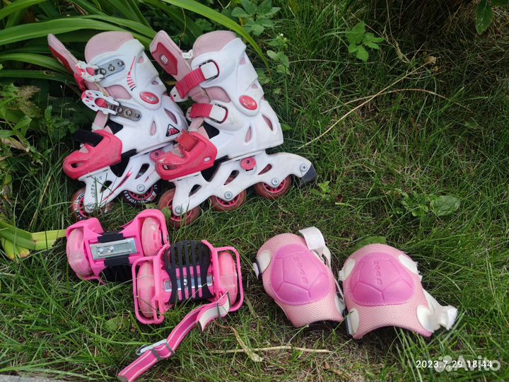 Детские ролики и защита