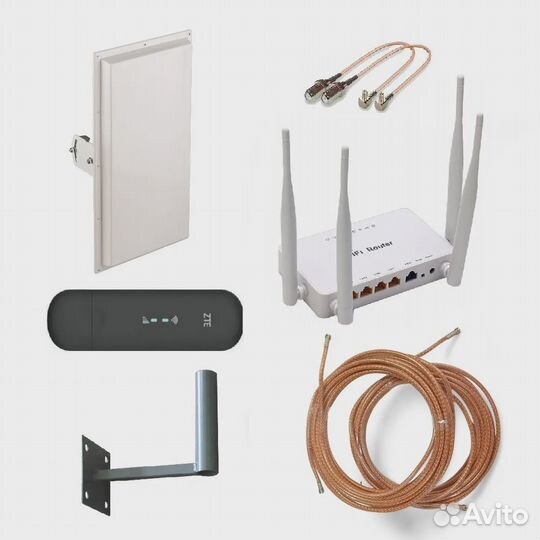 Комплект усиления мобильного интернета 3G/4G/LTE