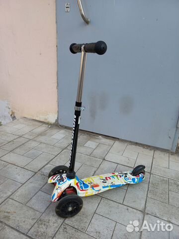 Самокат детский трехколесный бу