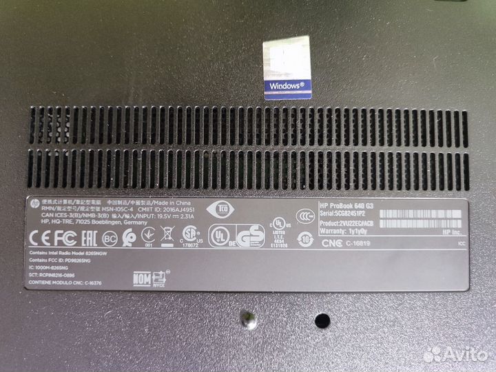 HP ProBook 640 G3 на core i5