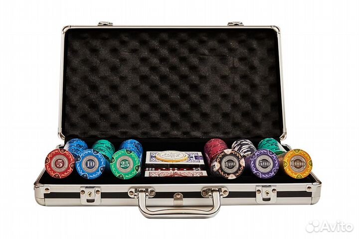 Набор для покера Bullets на 300 фишек 61772