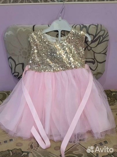 Платье для девочки 74 80