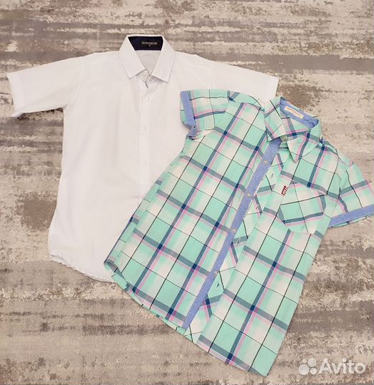 Рубашка 2 шт, размер 122