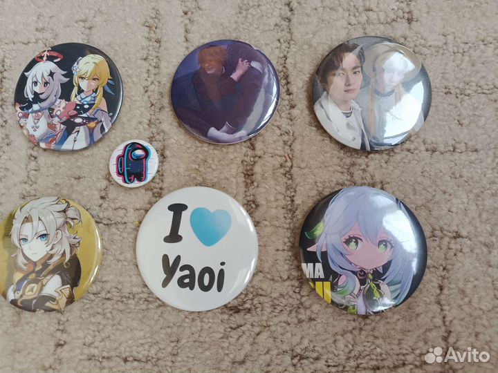 Аниме значки