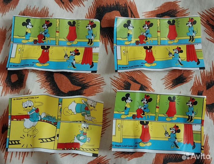 Вкладыши и обёртки Donald