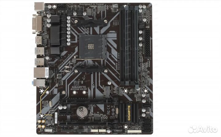 Материнская плата AM4 Gigabyte B450M DS3H