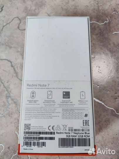 Xiaomi Redmi Note 7, 3/32 ГБ