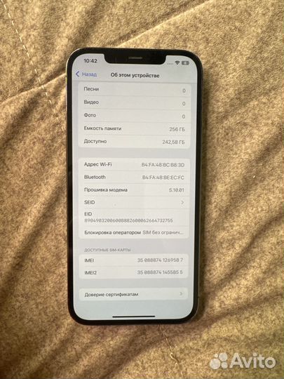iPhone 12 Pro Max, 256 ГБ