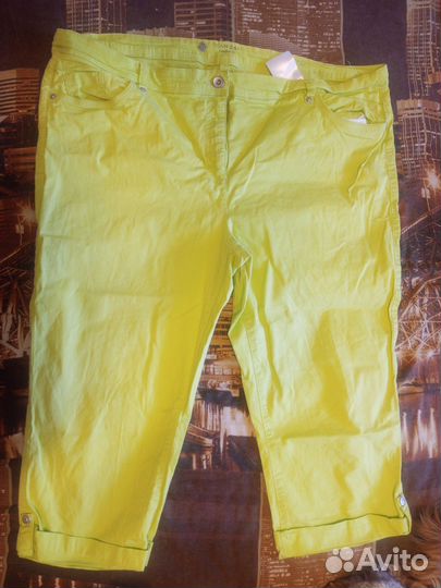 Очень яркие бриджи большого размера