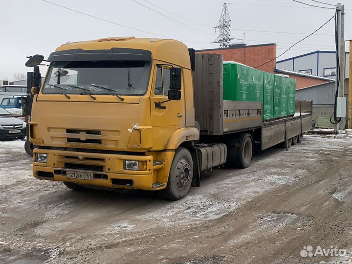 Перевозка строительных материалов. От 10 тонн. НДС