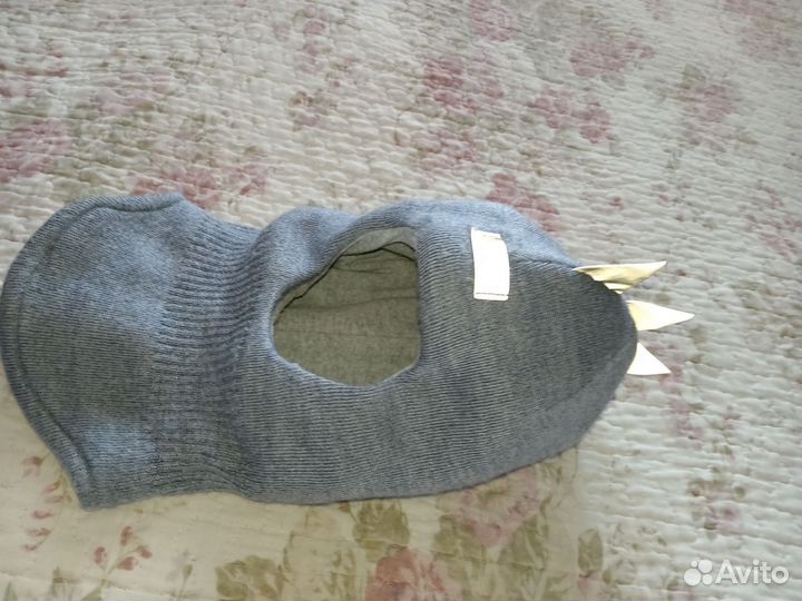 Шапка-шлем зимняя для мальчика