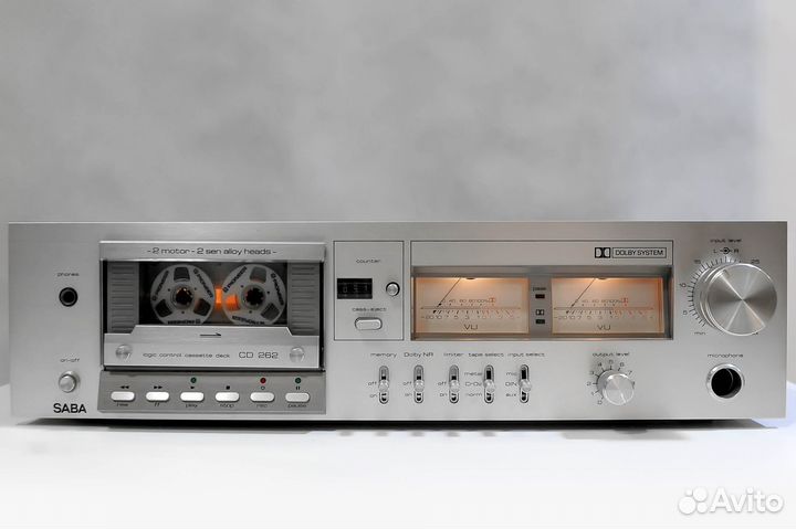 Кассетная Дека saba CD 262, 1980г