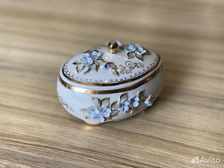 Шкатулка СССР фарфор