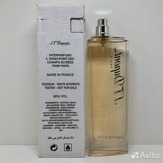 S.T. Dupont Essence Pure Pour Femme 100ml Оригинал