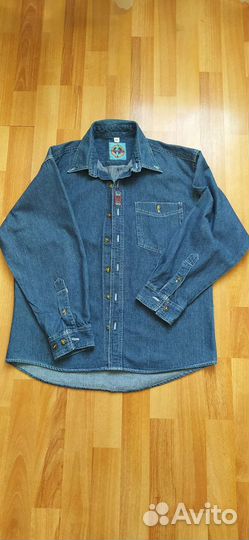 Рубашка джинсовая 152 размер