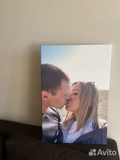 Портрет по фото на холсте, Подарок девушке, жене