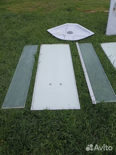 Душевая кабина 90х90 бу высокий поддон