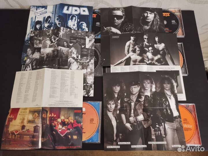 11шт. CD Accept, U.D.O. Лицензия, цена за все