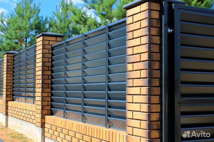 Забор жалюзи